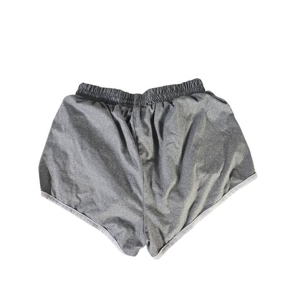 Que Gray Athletic Shorts with Plush Fabric and Drawstring - Picture 2 of 5